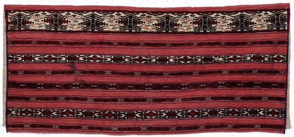 Sacca Turkmena fine XIX secolo  - Asta Tappeti - Associazione Nazionale - Case d'Asta italiane