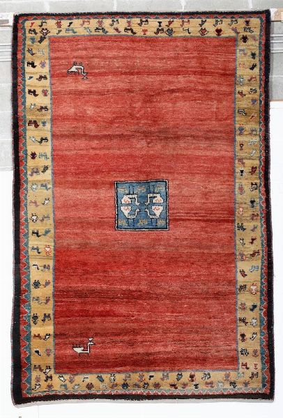 Tappeto Gabbeh XX secolo  - Asta Tappeti - Associazione Nazionale - Case d'Asta italiane