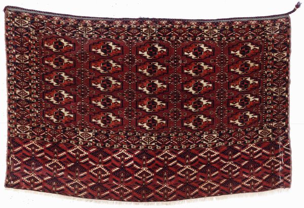 Sacca Yomut, est Turkestan fine XIX secolo  - Asta Tappeti - Associazione Nazionale - Case d'Asta italiane