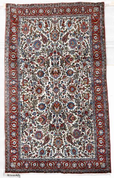 Tappeto Kum, Persia XX secolo  - Asta Tappeti - Associazione Nazionale - Case d'Asta italiane