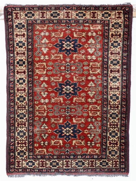 Tappeto turkmeno, prima met� XX secolo  - Asta Tappeti - Associazione Nazionale - Case d'Asta italiane