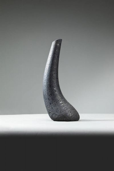 BARBINI : Vaso in vetro di Murano. Anni '90 h cm 43  - Asta Design e illuminazione - Associazione Nazionale - Case d'Asta italiane