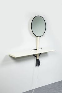 GIOTTO STOPPINO - Mensola con specchio mod. Solemio