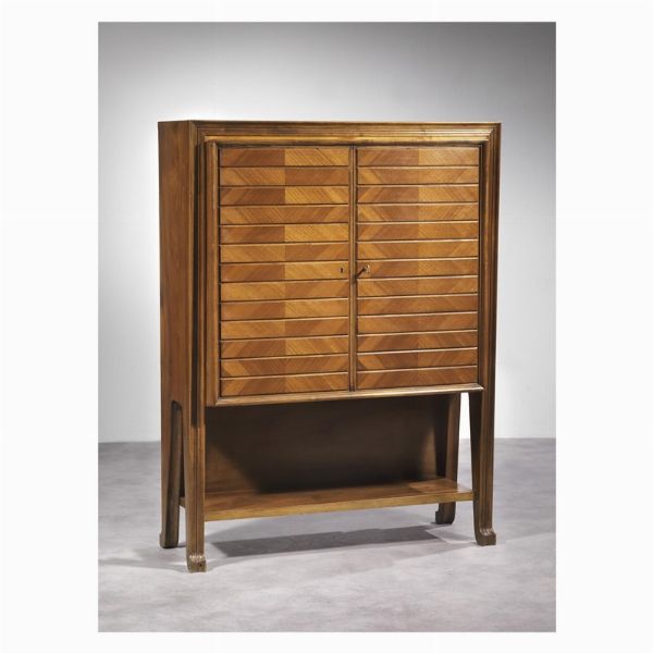 MOBILE A DUE ANTE CON INTERNO A CASSETTI  - Asta Design e Arti Decorative del '900 - Associazione Nazionale - Case d'Asta italiane