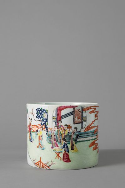 Bitong in porcellana bianca. Cina, secolo XVIII/XIX  - Asta Arte orientale / 东方艺术 - Associazione Nazionale - Case d'Asta italiane