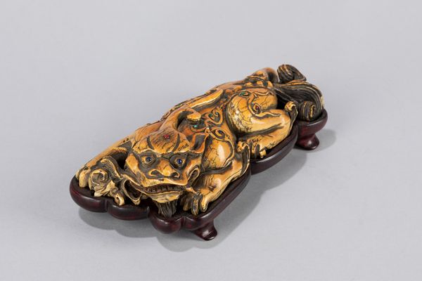 Qilin in avorio. Cina, fine dinastia Qing  - Asta Arte orientale / 东方艺术 - Associazione Nazionale - Case d'Asta italiane