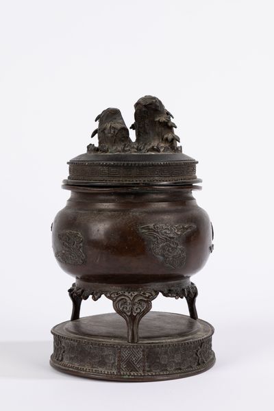 Incensiere tripode in bronzo. Giappone, periodo Meiji (1868-1912)  - Asta Arte orientale / 东方艺术 - Associazione Nazionale - Case d'Asta italiane