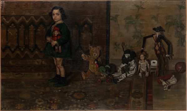 CARLO CHERUBINI : La stanza dei giochi  - Asta Arte figurativa tra XIX e XX Secolo - Associazione Nazionale - Case d'Asta italiane