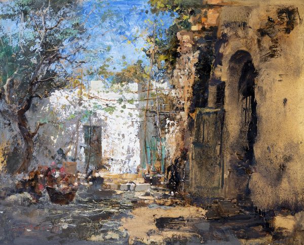 Ezelino Briante : Colori a Positano  - Asta Arte figurativa tra XIX e XX Secolo - Associazione Nazionale - Case d'Asta italiane