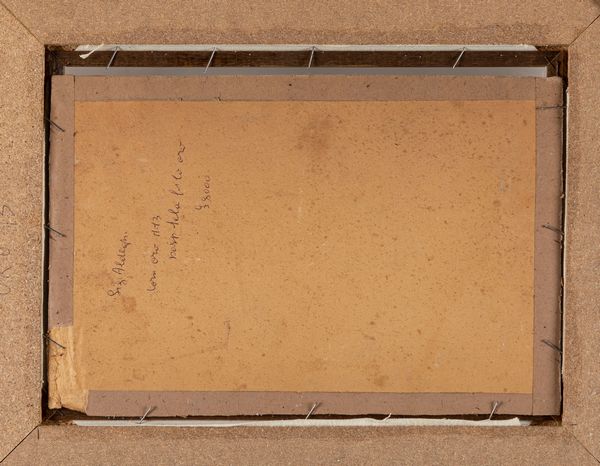 CARLO CHERUBINI : Sulla spiaggia  - Asta Arte figurativa tra XIX e XX Secolo - Associazione Nazionale - Case d'Asta italiane