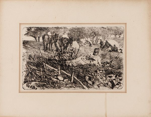 Giovanni Fattori : Lettera al campo  - Asta Arte figurativa tra XIX e XX Secolo - Associazione Nazionale - Case d'Asta italiane