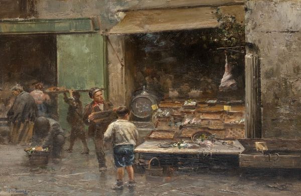 Giovanni Panza : Angolo napoletano  - Asta Arte figurativa tra XIX e XX Secolo - Associazione Nazionale - Case d'Asta italiane