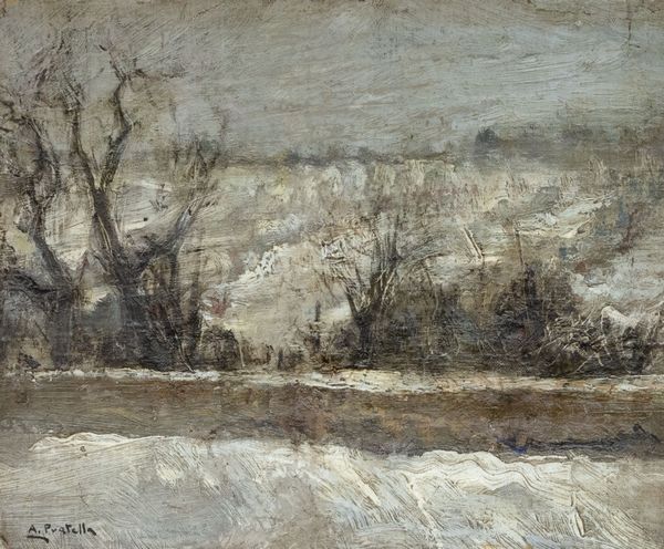 Attilio Pratella : Neve a Napoli  - Asta Arte figurativa tra XIX e XX Secolo - Associazione Nazionale - Case d'Asta italiane