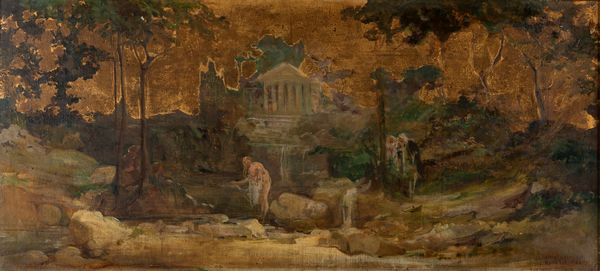 GIUSEPPE CHERUBINI : Susanna e i vecchioni  - Asta Arte figurativa tra XIX e XX Secolo - Associazione Nazionale - Case d'Asta italiane