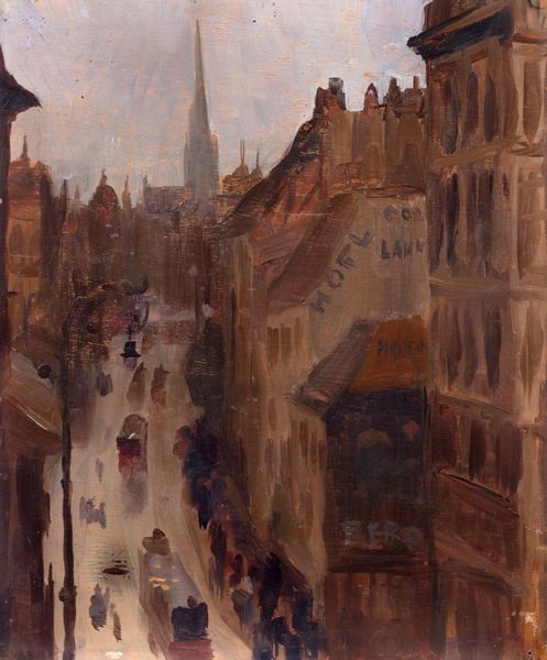 Domenico De Vanna : Veduta di Parigi  - Asta Arte figurativa tra XIX e XX Secolo - Associazione Nazionale - Case d'Asta italiane