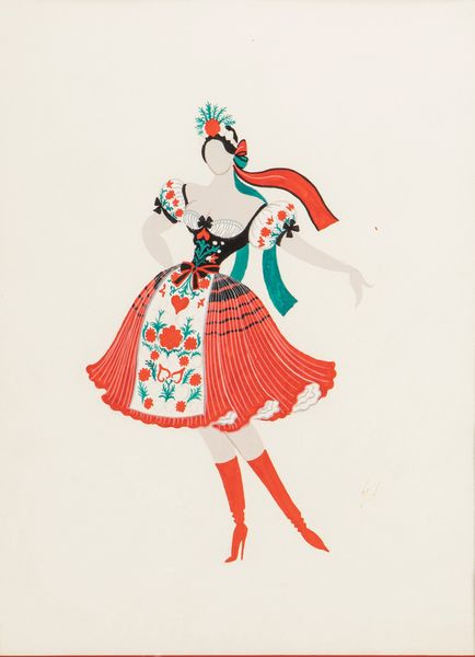 Erté (Romain de Tirtoff) : Costume Design  - Asta Arte figurativa tra XIX e XX Secolo - Associazione Nazionale - Case d'Asta italiane