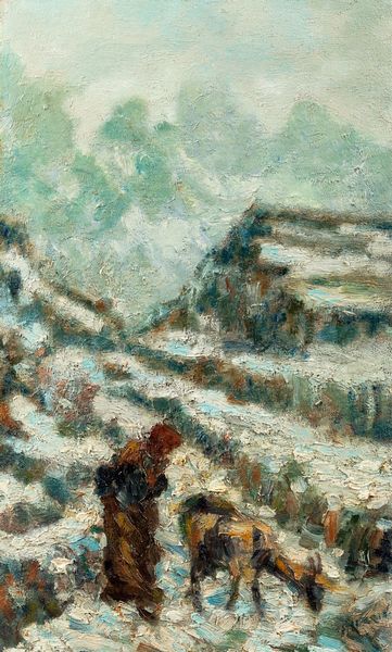 PARIDE POZZATO : Barche e pescatori in laguna  - Asta Arte figurativa tra XIX e XX Secolo - Associazione Nazionale - Case d'Asta italiane