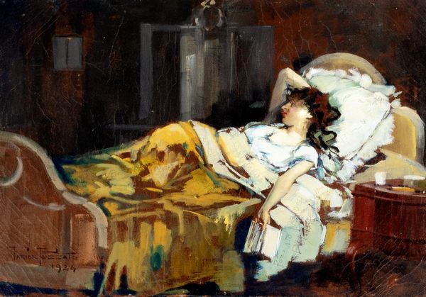 PARIDE POZZATO : Riposo  - Asta Arte figurativa tra XIX e XX Secolo - Associazione Nazionale - Case d'Asta italiane