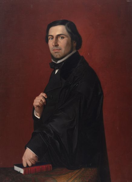Scuola Italiana metà del XIX secolo : Ritratto di giurista  - Asta Arte figurativa tra XIX e XX Secolo - Associazione Nazionale - Case d'Asta italiane