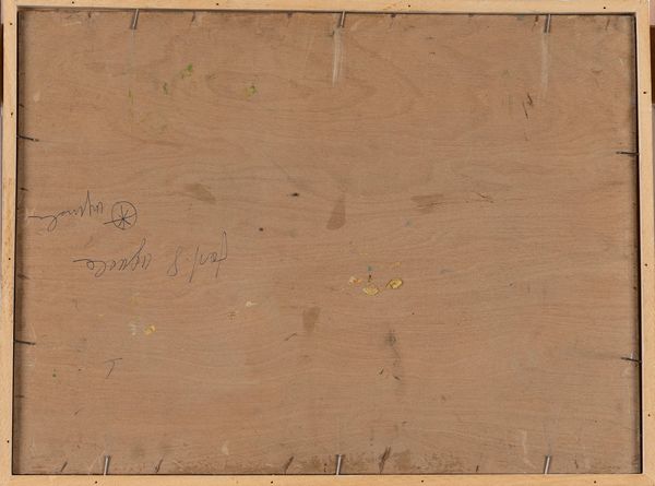 Giorgio Oprandi : Al pascolo  - Asta Arte figurativa tra XIX e XX Secolo - Associazione Nazionale - Case d'Asta italiane