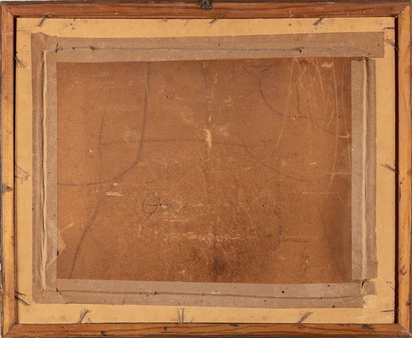 CARLO CHERUBINI : Bacio rubato  - Asta Arte figurativa tra XIX e XX Secolo - Associazione Nazionale - Case d'Asta italiane