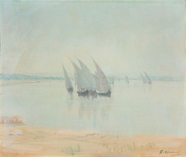 Giorgio Oprandi : Feluche egiziane  - Asta Arte figurativa tra XIX e XX Secolo - Associazione Nazionale - Case d'Asta italiane