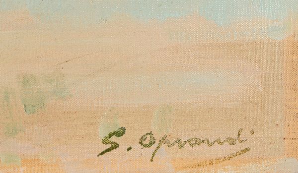 Giorgio Oprandi : Feluche egiziane  - Asta Arte figurativa tra XIX e XX Secolo - Associazione Nazionale - Case d'Asta italiane