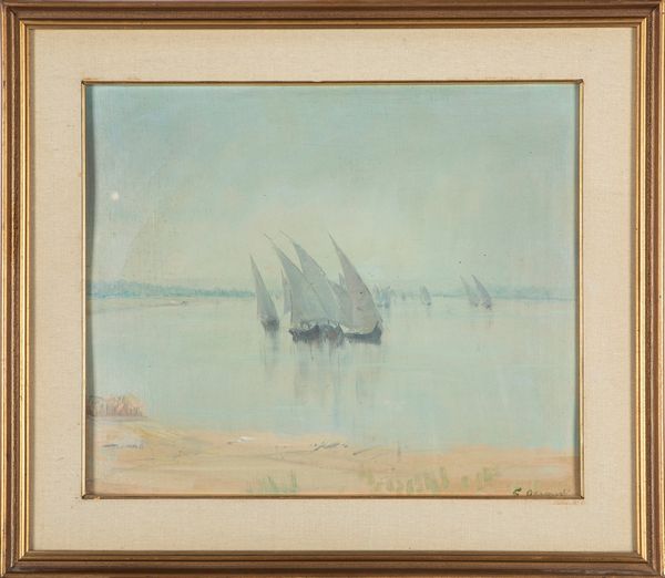 Giorgio Oprandi : Feluche egiziane  - Asta Arte figurativa tra XIX e XX Secolo - Associazione Nazionale - Case d'Asta italiane