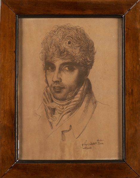 LUIGI SABATELLI : Ritratti dei coniugi Bacchetta  - Asta Arte figurativa tra XIX e XX Secolo - Associazione Nazionale - Case d'Asta italiane