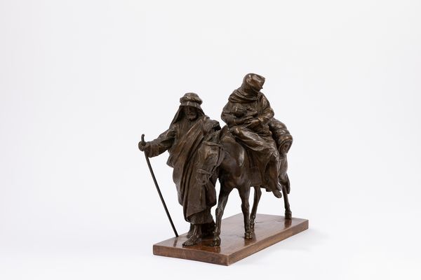 Augusto Rivalta : Fuga in Egitto  - Asta Arte figurativa tra XIX e XX Secolo - Associazione Nazionale - Case d'Asta italiane