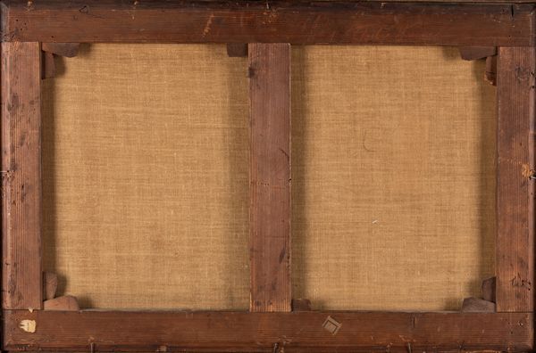 Francois Pierre Barry : Tebe e le rovine del tempio di Karnac nella notte del 2 giugno 1863  - Asta Arte figurativa tra XIX e XX Secolo - Associazione Nazionale - Case d'Asta italiane