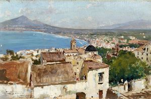 Carlo Brancaccio - Torre Annunziata vista da Castellammare