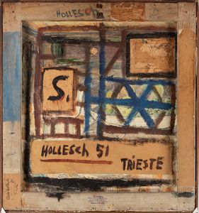 CARLO HOLLESCH : Battelli a Trieste  - Asta Arte figurativa tra XIX e XX Secolo - Associazione Nazionale - Case d'Asta italiane