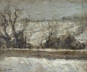 Attilio Pratella - Neve a Napoli