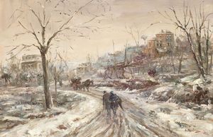 Antonio Martucci - Nevicata a Napoli
