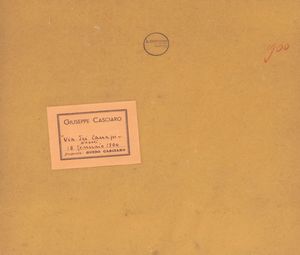 Giuseppe Casciaro : Napoli, Via dei Canapi  - Asta Arte figurativa tra XIX e XX Secolo - Associazione Nazionale - Case d'Asta italiane
