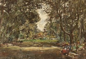 Guido Casciaro - Napoli, villa della Floridiana