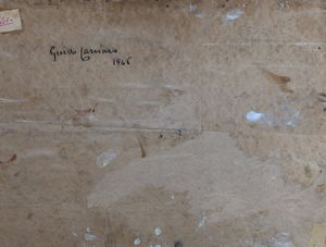 Guido Casciaro : Napoli, a passeggio nella villa  - Asta Arte figurativa tra XIX e XX Secolo - Associazione Nazionale - Case d'Asta italiane