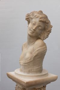 Ambito di Donato Barcaglia (Pavia 1839 - Roma 1930) : La baccante  - Asta Arte figurativa tra XIX e XX Secolo - Associazione Nazionale - Case d'Asta italiane