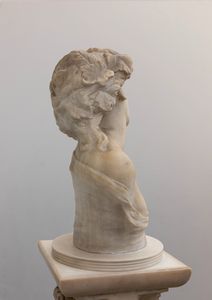 Ambito di Donato Barcaglia (Pavia 1839 - Roma 1930) : La baccante  - Asta Arte figurativa tra XIX e XX Secolo - Associazione Nazionale - Case d'Asta italiane