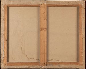 Attribuito a Giovanni Renica (Montirone 1808 - Brescia 1884) : Paesaggio con popolani  - Asta Arte figurativa tra XIX e XX Secolo - Associazione Nazionale - Case d'Asta italiane