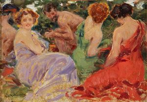 Giorgio Kienerk - Baccanale