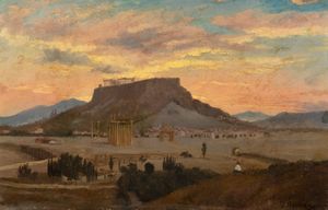 Giuseppe Haimann - L'Acropoli ad Atene