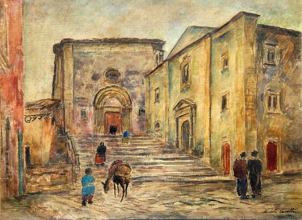 MICHELE CASCELLA : Cattedrale di Pescocostanzo  - Asta Arte Moderna e Contemporanea - Associazione Nazionale - Case d'Asta italiane