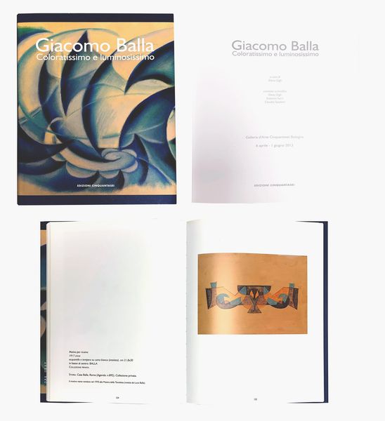 Giacomo Balla : Motivo per ricamo  - Asta Arte Moderna e Contemporanea - Associazione Nazionale - Case d'Asta italiane