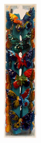 MARCELLO LO GIUDICE : Senza titolo (Farfalle)  - Asta Arte Moderna e Contemporanea - Associazione Nazionale - Case d'Asta italiane