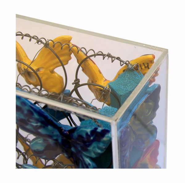 MARCELLO LO GIUDICE : Senza titolo (Farfalle)  - Asta Arte Moderna e Contemporanea - Associazione Nazionale - Case d'Asta italiane