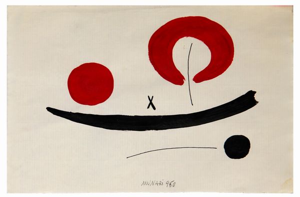 BRUNO MUNARI : Senza titolo (dalla serie Simultaneit degli opposti)  - Asta Arte Moderna e Contemporanea - Associazione Nazionale - Case d'Asta italiane