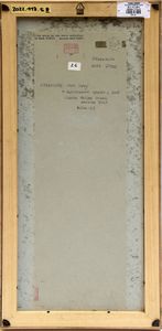 MARK TOBEY : Senza titolo (ligne sur fond violine)  - Asta Arte Moderna e Contemporanea - Associazione Nazionale - Case d'Asta italiane