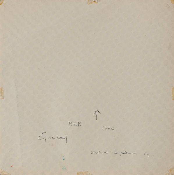 GENCAY KASAPCI : senza titolo  - Asta Arte moderna e contemporanea - Associazione Nazionale - Case d'Asta italiane